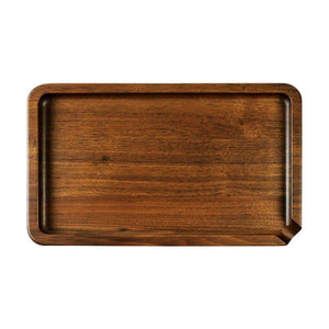 
                  
                    Load image into Gallery viewer, Wood Rolling Tray - 5&amp;quot; x 9&amp;quot; / Walnut
                  
                