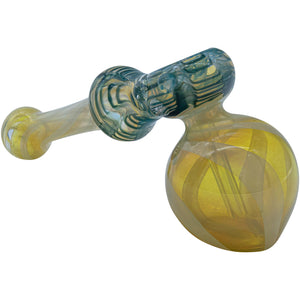 
                  
                    Load image into Gallery viewer, Fumed Hammer Bubbler Pipe (Various Colors)
                  
                
