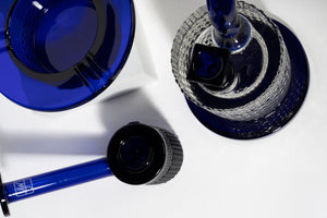
                  
                    Load image into Gallery viewer, Vintage Style Ceramic Ashtray - Cobalt
                  
                