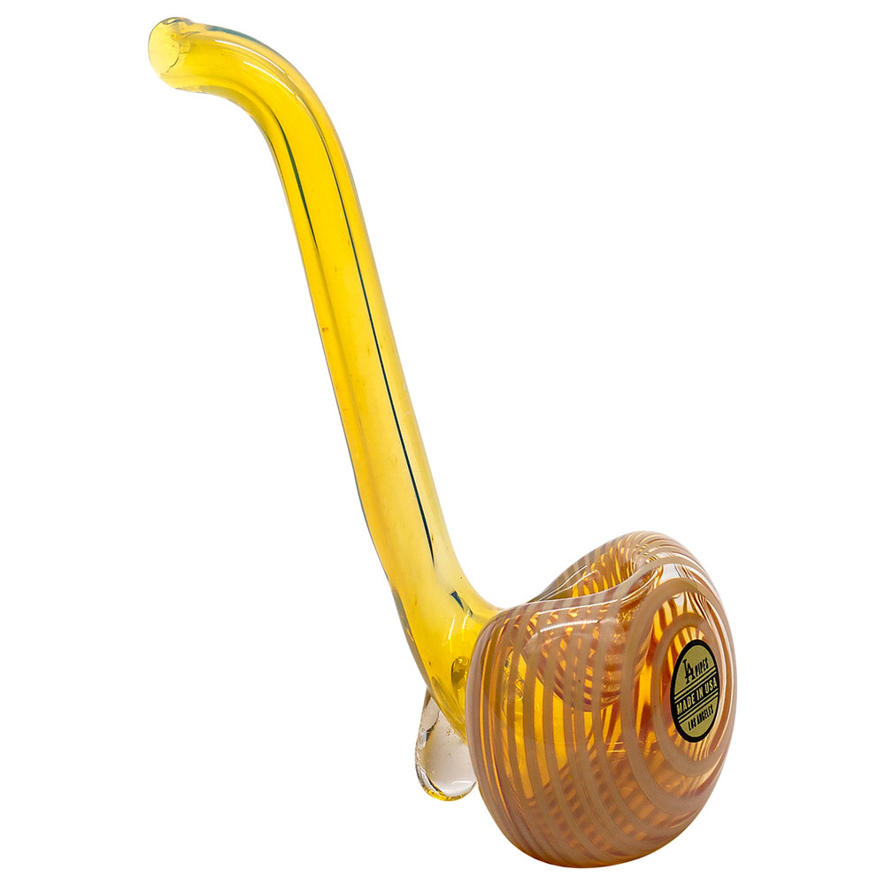 
                  
                    Load image into Gallery viewer, LA Pipes &amp;quot;Flaco&amp;quot; Skinny Glass Sherlock Pipe
                  
                