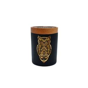 
                  
                    Load image into Gallery viewer, Owllusion Orange Stash Jar
                  
                