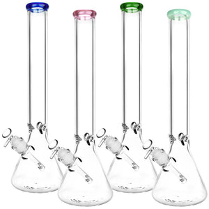 
                  
                    Load image into Gallery viewer, Classic Glass Beaker Light Water Pipe | 14mm F | Colors Vary
                  
                