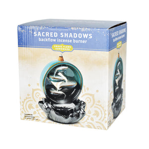 
                  
                    Load image into Gallery viewer, Sacred Shadows Ceramic Backflow Incense Burner - 5.5&amp;quot;
                  
                