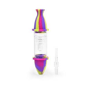 
                  
                    Load image into Gallery viewer, 7&amp;#39;&amp;#39; Silicone Deluxe Nectar Collector - Miami Sunset
                  
                