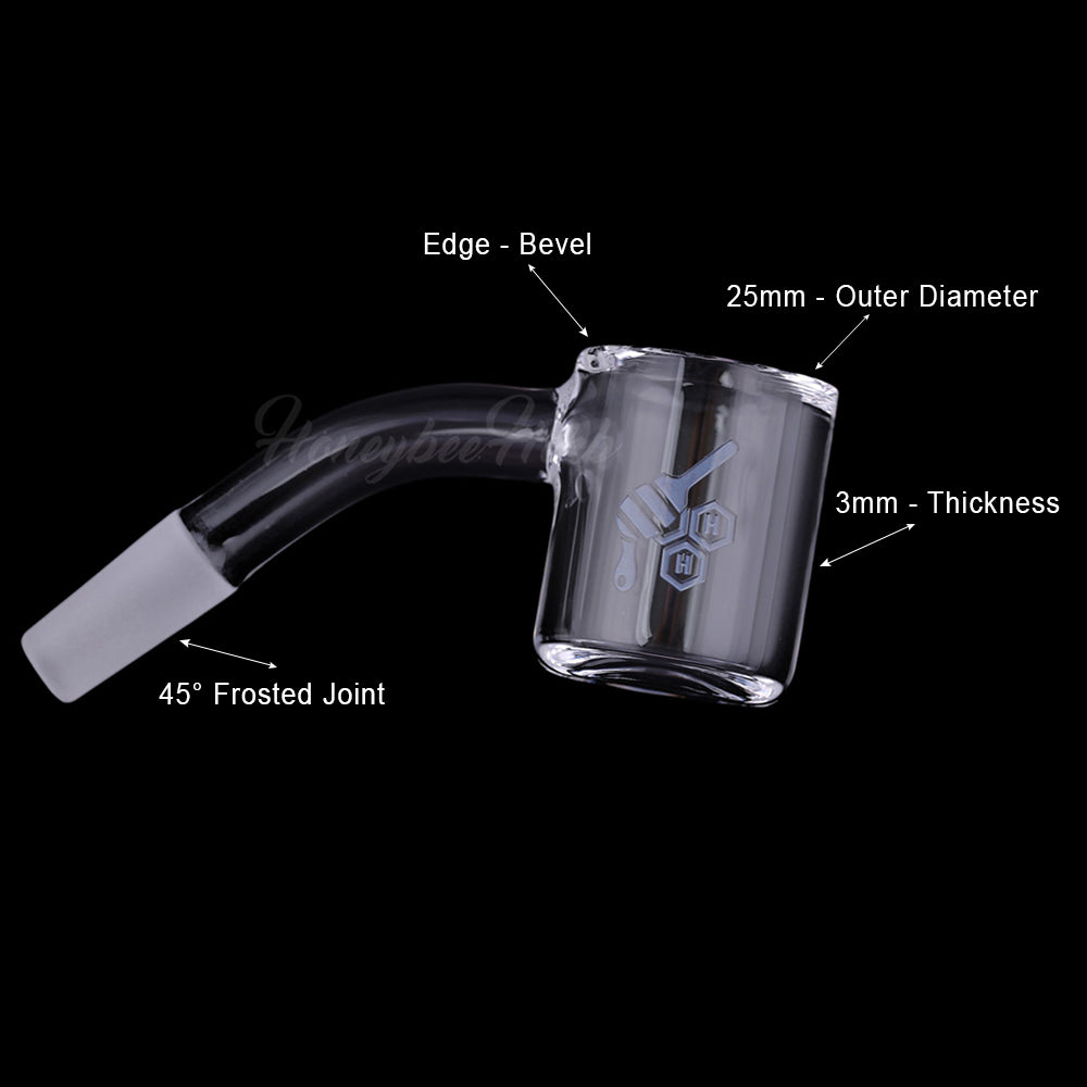 
                  
                    Load image into Gallery viewer, ORIGINAL BEVEL QUARTZ BANGER - 45° DEGREE | YL
                  
                