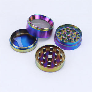 
                  
                    Load image into Gallery viewer, Zinc Alloy Iridescent 4 Piece Metal Grinder
                  
                