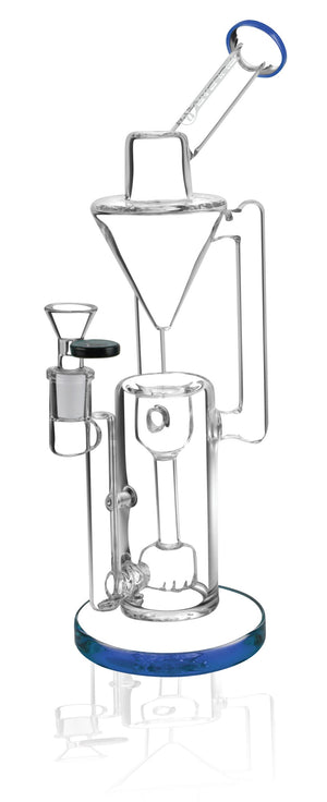 
                  
                    Load image into Gallery viewer, Thinker Gravity Recycler Water Pipe - 13&amp;quot; / 14mm F / Colors Vary
                  
                