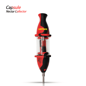 
                  
                    Load image into Gallery viewer, The 8&amp;quot; Capsule Silicone Glass Nectar Collector
                  
                