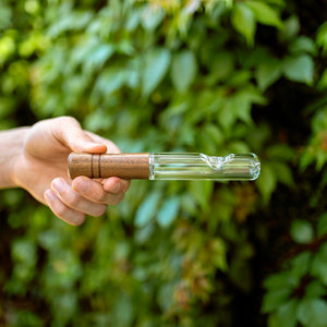 
                  
                    Load image into Gallery viewer, Marley Natural Glass &amp;amp; Walnut Steamroller
                  
                
