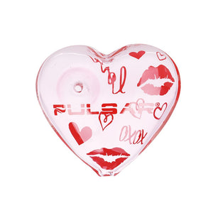 
                  
                    Load image into Gallery viewer, Valentine&amp;#39;s XOXO Glass Beaker Water Pipe &amp;amp; Hand Pipe Set - 10&amp;quot; / 14mm F
                  
                