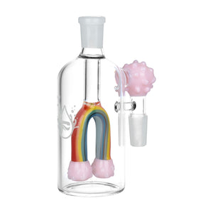 
                  
                    Load image into Gallery viewer, Pulsar Rainbow Connection Glass Ash Catcher - 5&amp;quot; / 14mm M / 90D / Colors Vary
                  
                