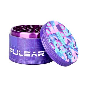 
                  
                    Load image into Gallery viewer, Pulsar Design Series Grinder with Side Art - Candy Floss / 4pc / 2.5&amp;quot;
                  
                
