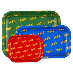 
                  
                    Load image into Gallery viewer, VIBES Signature Metal Rolling Tray
                  
                