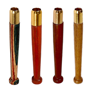
                  
                    Load image into Gallery viewer, Wood Taster Bat w/ Brass Tip | Colors Vary
                  
                