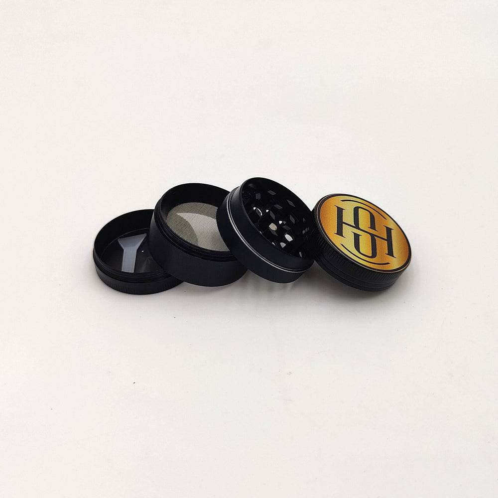 
                  
                    Load image into Gallery viewer, High Society - 4 PC 40mm Ceramic Teflon Coated Grinder - Gold
                  
                