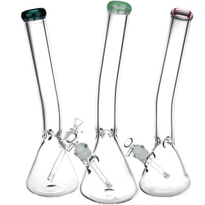 
                  
                    Load image into Gallery viewer, Classic Bent Neck Beaker Glass Water Pipe | 14mm F | Colors Vary
                  
                