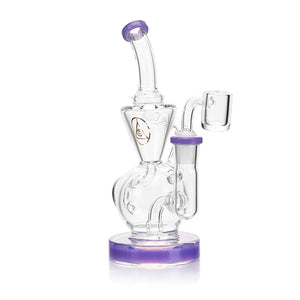 
                  
                    Load image into Gallery viewer, Air Bender Bubble-Cycler Concentrate Rig - Slime Purple
                  
                