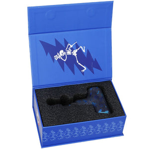 
                  
                    Load image into Gallery viewer, Grateful Dead Ethereal Music Etched Glass Hammer Bubbler - 5&amp;quot;
                  
                