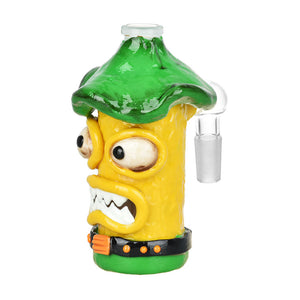 
                  
                    Load image into Gallery viewer, Shroom Monster Glass &amp;amp; Enamel Ash Catcher - 4.75&amp;quot; / 14mm M / 90D / Colors Vary
                  
                