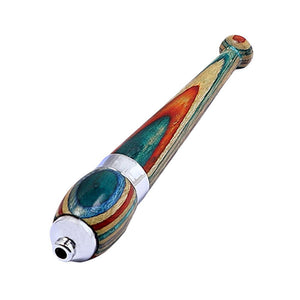 
                  
                    Load image into Gallery viewer, Rainbow Wood Zeppelin One Hitter Pipe
                  
                