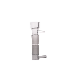 
                  
                    Load image into Gallery viewer, Clear Bowl w/ Handle &amp;amp; Filter 18mm Male Joint
                  
                