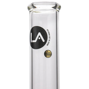 
                  
                    Load image into Gallery viewer, LA Pipes Thick Glass Straight Showerhead Perc Bong
                  
                