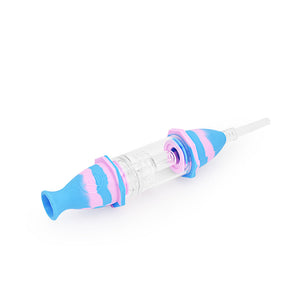 
                  
                    Load image into Gallery viewer, 7&amp;#39;&amp;#39; Silicone Deluxe Nectar Collector - Cotton Candy
                  
                