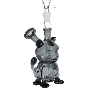 
                  
                    Load image into Gallery viewer, Purr-haps It&amp;#39;s A Cat Glass Water Pipe - 6&amp;quot; / 14mm F
                  
                