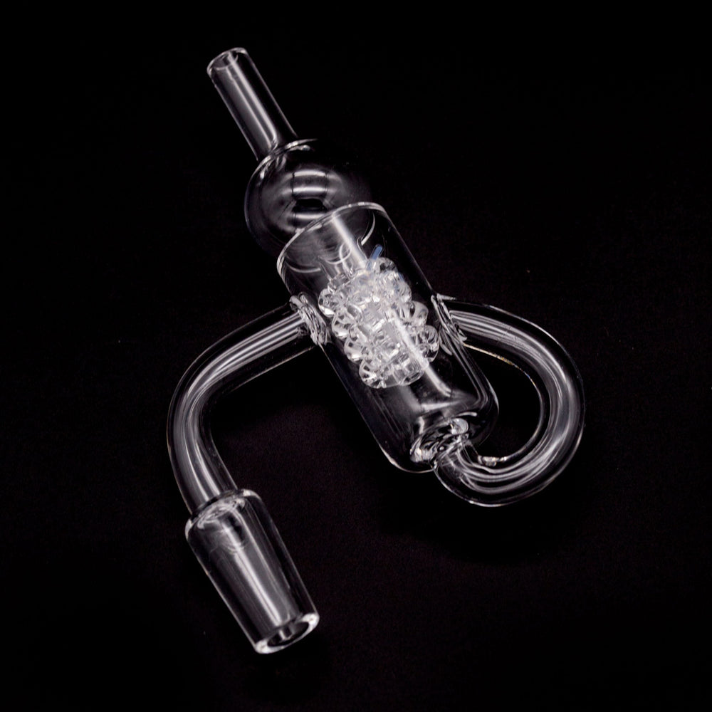 
                  
                    Load image into Gallery viewer, HONEY RECYCLER QUARTZ BANGER | YL
                  
                