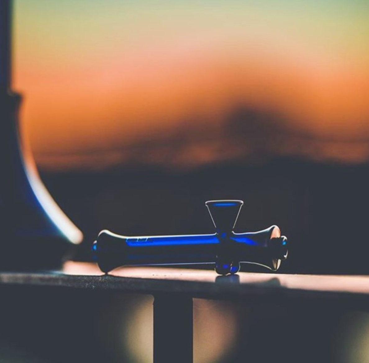 Cobalt Steamroller – Ceramic Smokeware