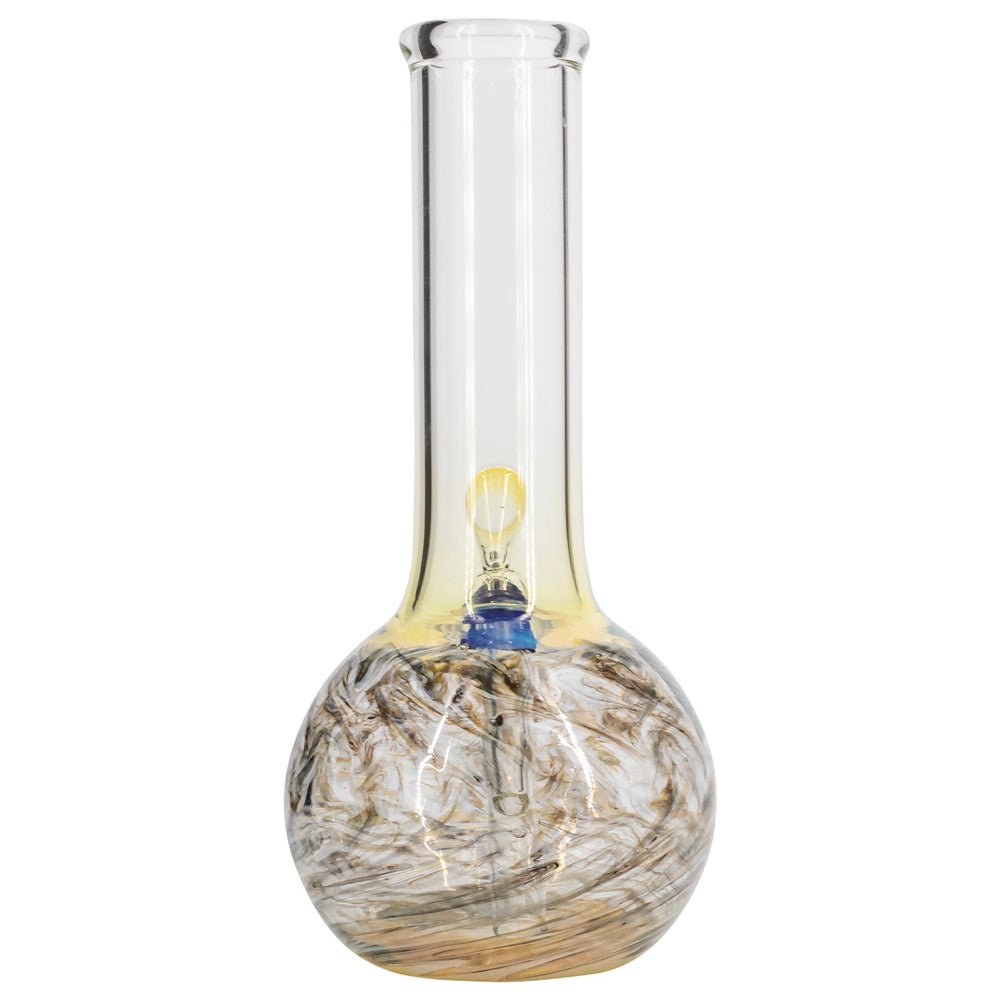 
                  
                    Load image into Gallery viewer, Raked Tiger Stripe Accented Beaker Bong 8&amp;quot;
                  
                