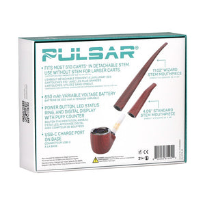 
                  
                    Load image into Gallery viewer, Pulsar 510 DL Wizard Pipe Variable Voltage Cartridge Vape | 650mAh
                  
                