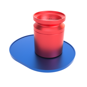 
                  
                    Load image into Gallery viewer, Stündenglass Infusion Chamber Assembly - Blue and Red
                  
                