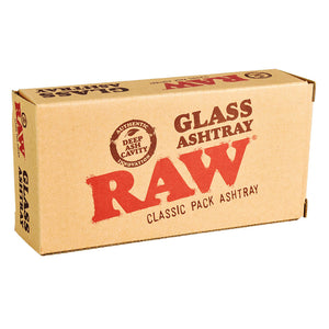 
                  
                    Load image into Gallery viewer, RAW Classic Pack Glass Ashtray - 6&amp;quot;x3&amp;quot;
                  
                