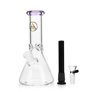 
                  
                    Load image into Gallery viewer, Daily Driver 8&amp;quot; Beaker w/ American Color Accents - Purple
                  
                