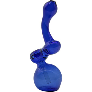 
                  
                    Load image into Gallery viewer, Glass Sherlock Bubbler Pipe (Various Colors)
                  
                