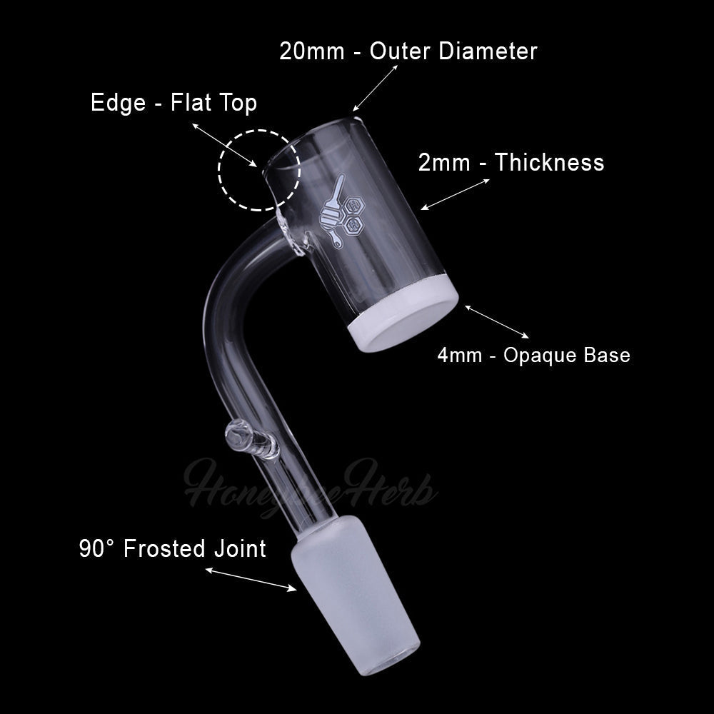 
                  
                    Load image into Gallery viewer, HONEY &amp;amp; MILK ENAIL QUARTZ BANGER - 90° DEGREE | YL
                  
                