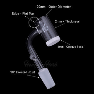 
                  
                    Load image into Gallery viewer, HONEY &amp;amp; MILK ENAIL QUARTZ BANGER - 90° DEGREE | YL
                  
                
