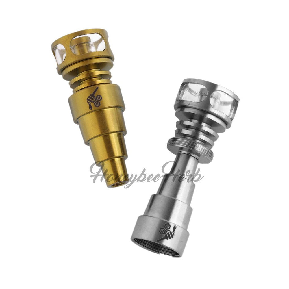 
                  
                    Load image into Gallery viewer, Honeybee Herb Titanium 6 IN 1 Cage Hybrid Dab Dab Nail
                  
                