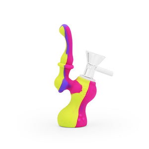 
                  
                    Load image into Gallery viewer, 5&amp;#39;&amp;#39; Silicone Upright Bubbler - Miami Sunset
                  
                