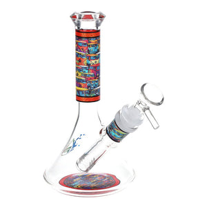 
                  
                    Load image into Gallery viewer, Design Series Flared Beaker Glass Water Pipe | 6.75&amp;quot; | 14mm F
                  
                