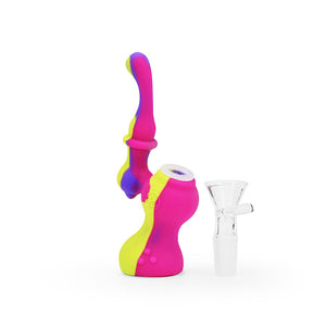 
                  
                    Load image into Gallery viewer, 5&amp;#39;&amp;#39; Silicone Upright Bubbler - Miami Sunset
                  
                