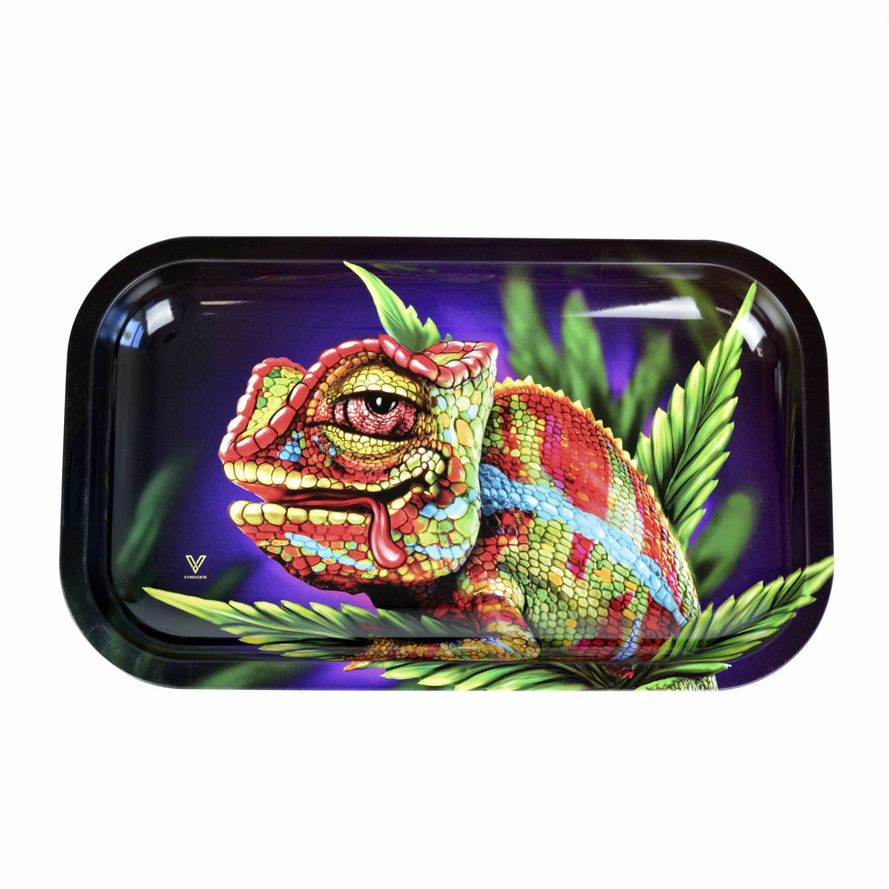 
                  
                    Load image into Gallery viewer, Cloud 9 Chameleon Metal Rollin&amp;#39; Tray
                  
                