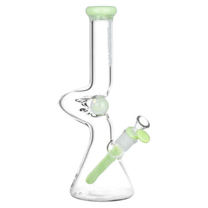 
                  
                    Load image into Gallery viewer, Kinked Marble Glass Beaker Water Pipe | 12&amp;quot; | 14mm F
                  
                