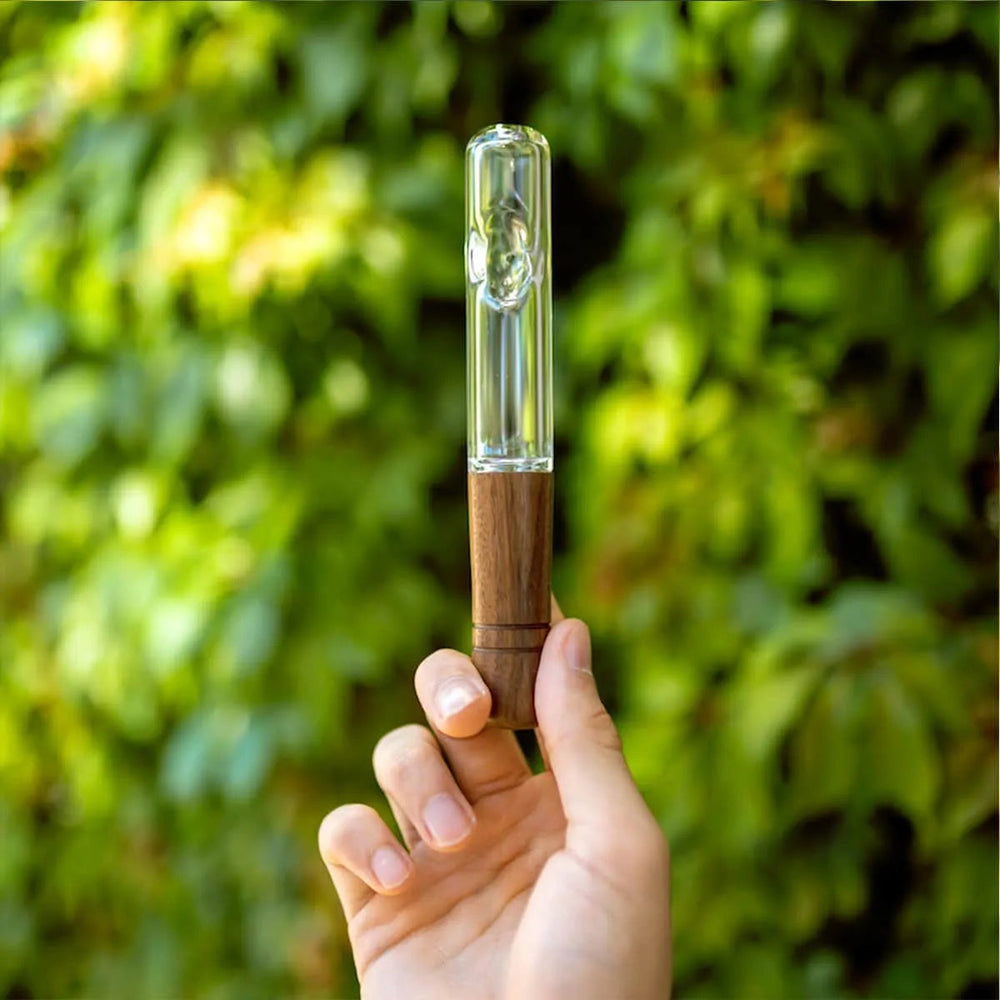 
                  
                    Load image into Gallery viewer, Marley Natural Glass &amp;amp; Walnut Steamroller
                  
                