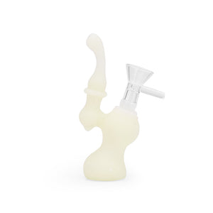 
                  
                    Load image into Gallery viewer, 5&amp;#39;&amp;#39; Silicone Upright Bubbler - UV Titanium White
                  
                