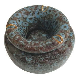 
                  
                    Load image into Gallery viewer, Moroccan Ceramic Ashtray - Reactive Blue
                  
                