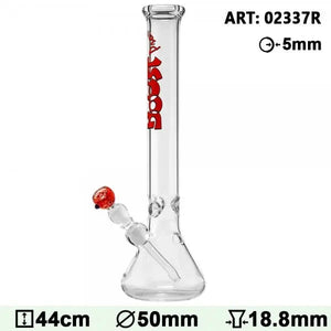 
                  
                    Load image into Gallery viewer, 17&amp;quot; Red Beaker Base Glass Water Pipe
                  
                