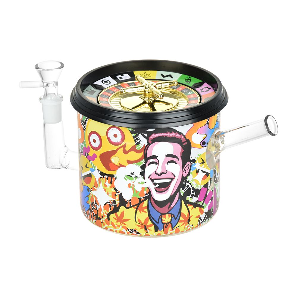 
                  
                    Load image into Gallery viewer, Dabtized Puff&amp;#39;N&amp;#39;Play Roulette Game Dab Rig | 8.75&amp;quot; | 14mm F
                  
                