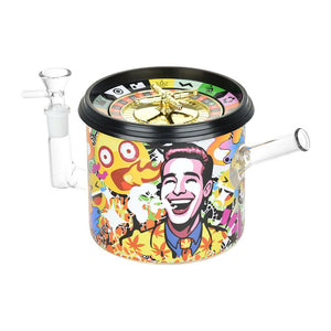 
                  
                    Load image into Gallery viewer, Dabtized Puff&amp;#39;N&amp;#39;Play Roulette Game Dab Rig | 8.75&amp;quot; | 14mm F
                  
                